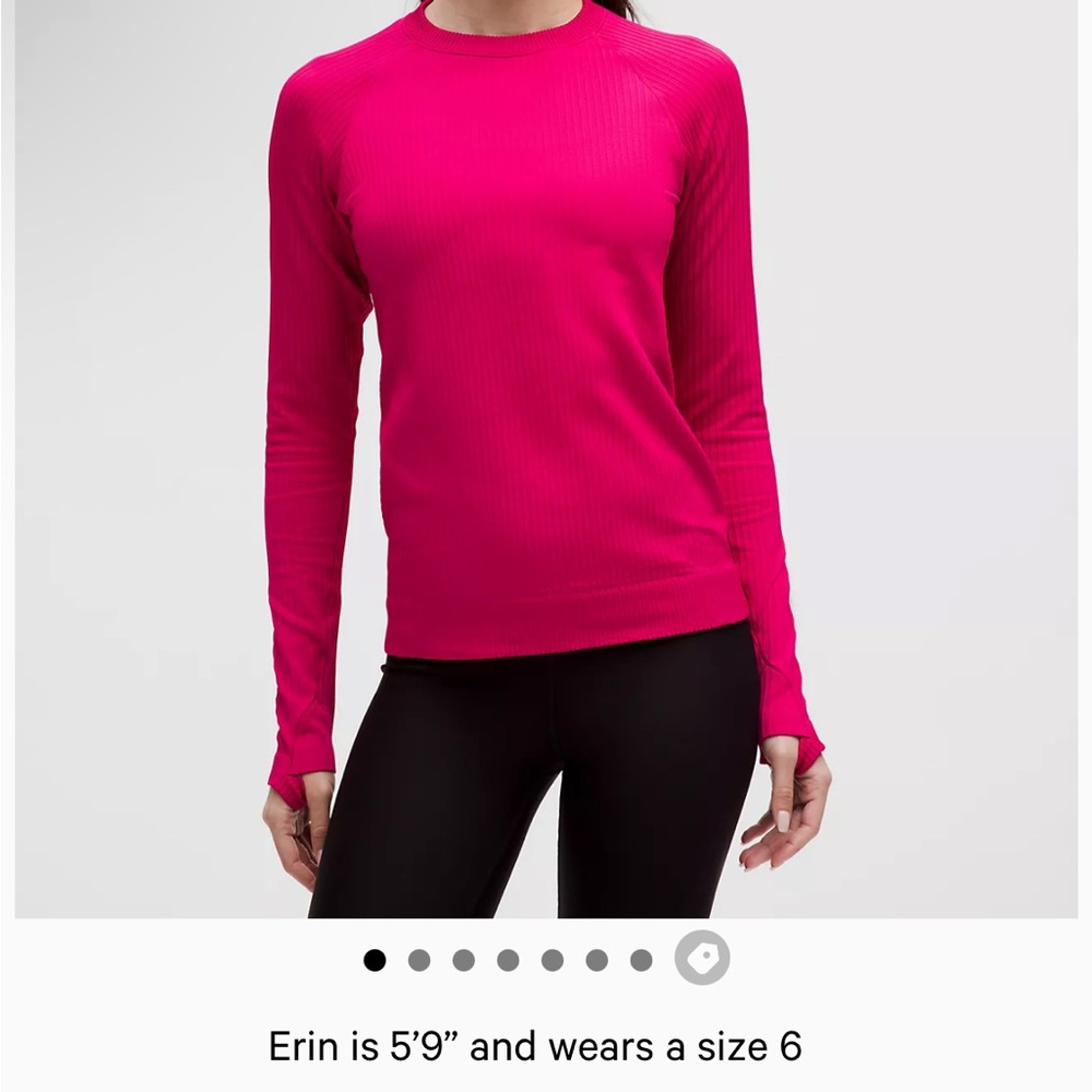 Lululemon Women’s Switchly Tech Long-Sleeve-Brand New Size 0, PASSIONATE